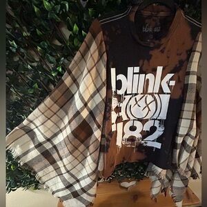 UPCYCLED one of a kind, BLINK 182 Music T Shirt